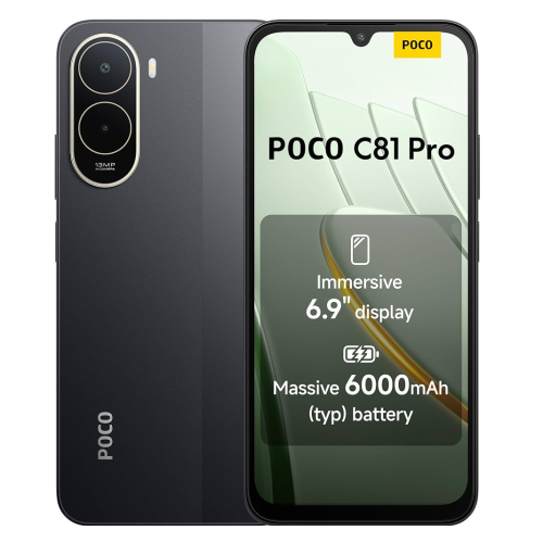 Xiaomi Poco C81 Pro 4GB Ram 256GB Black-EU