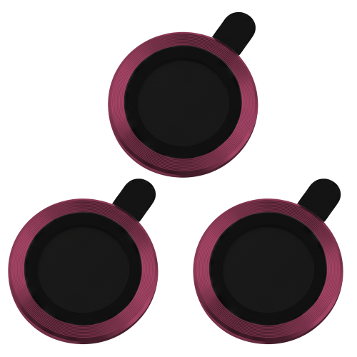 Set of lens glasses για iPhone 18 Pro / 18 Pro Max Burgundy 3pcs- EU