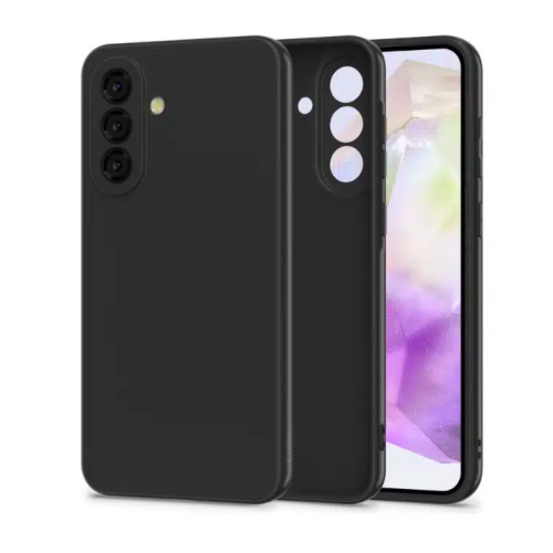 D. Silicone Black Case for Samsung Galaxy A37