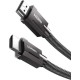 Ugreen HDMI 2.1 Ultra High Speed 48Gbps 4K 120Hz HDR VRR Braided Cable HDMI male - HDMI male 2m Μαύρο
