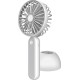 Platinet Ανεμιστηράκι Χειρός USB Επαναφορτιζόμενο 1200mAh 3W 1200mAh Γκρι