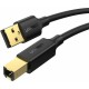 Ugreen USB 2.0 Cable USB-A male - USB-B male Μαύρο 2m 