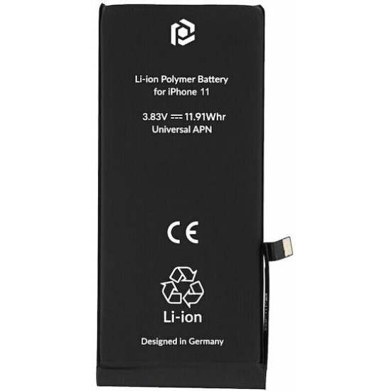 Prio Συμβατή Μπαταρία Αντικατάστασης 3110mAh για Iphone 11