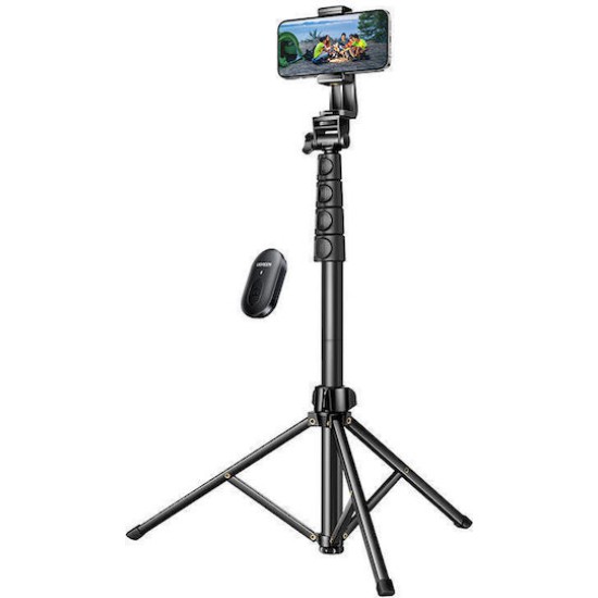Ugreen Selfie Stick Τρίποδο Κινητού Bluetooth Μαύρο