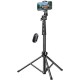 Ugreen Selfie Stick Τρίποδο Κινητού Bluetooth Μαύρο