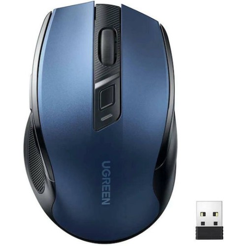 Ugreen Ασύρματο Εργονομικό Bluetooth Ποντίκι Μπλε
