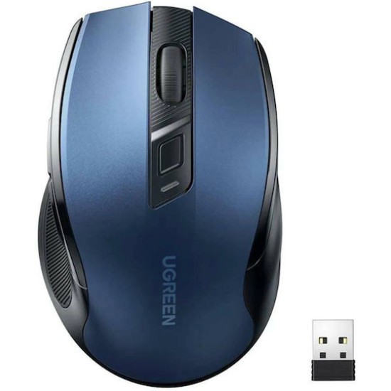 Ugreen Ασύρματο Εργονομικό Bluetooth Ποντίκι Μπλε