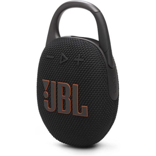 JBL Clip 5 Αδιάβροχο Ηχείο Bluetooth 7W με Διάρκεια Μπαταρίας έως 12 ώρες Μαύρο