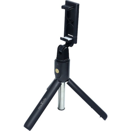 Maxlife Selfie Stick Τρίποδο Κινητού Bluetooth Μαύρο