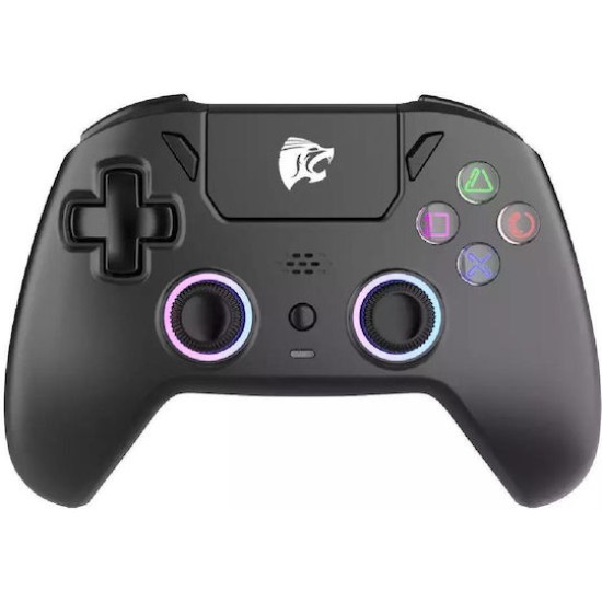 Roar Ασύρματο Gamepad για Android / PC / PS4 / Switch / iOS Μαύρο