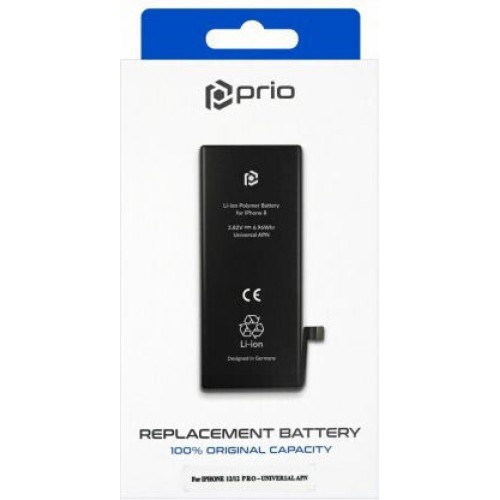 Prio Συμβατή Μπαταρία Αντικατάστασης για iPhone 12 / 12 Pro