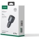 Ugreen Φορτιστής Αυτοκινήτου 63W με Θύρες: 1xUSB 1xType-C Μαύρο Χρώμα