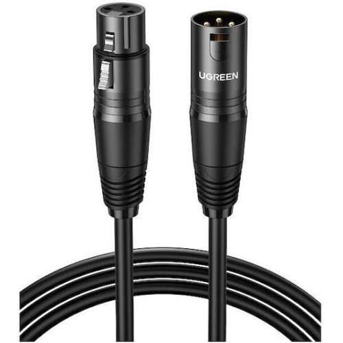 Ugreen Av130 Cable XLR female - XLR male Μαύρο 3m