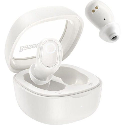 Baseus Bowie In-ear Bluetooth Handsfree Ακουστικά Λευκά