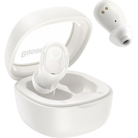 Baseus Bowie In-ear Bluetooth Handsfree Ακουστικά Λευκά