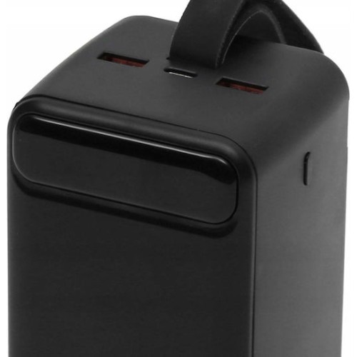 Platinet Power Bank 50000mAh 20W με 2 Θύρες USB-A και Θύρα USB-C Power Delivery / Quick Charge 3.0 Μαύρο