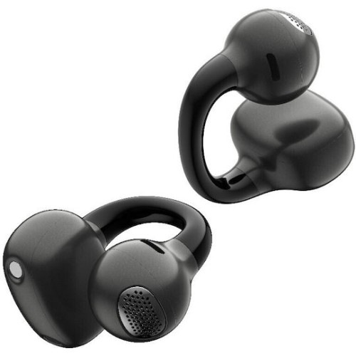 Edifier Comfo Q Open Ear Bluetooth Handsfree Ακουστικά με Αντοχή στον Ιδρώτα και Θήκη Φόρτισης Μαύρα