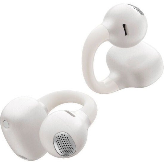 Edifier Comfo Q Open Ear Bluetooth Handsfree Ακουστικά με Αντοχή στον Ιδρώτα και Θήκη Φόρτισης Λευκά