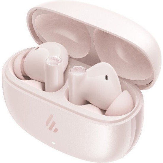 Edifier X5 Pro In-ear Bluetooth Handsfree Ακουστικά με Αντοχή στον Ιδρώτα και Θήκη Φόρτισης Ροζ