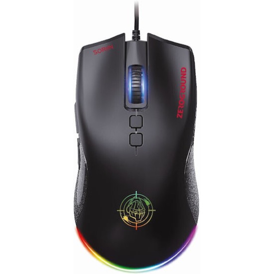 Zeroground SORIIN v2.0 RGB Gaming Ποντίκι 7200 DPI Μαύρο