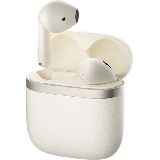 Edifier W200T In-ear Bluetooth Handsfree Ακουστικά με Αντοχή στον Ιδρώτα και Θήκη Φόρτισης Μπεζ